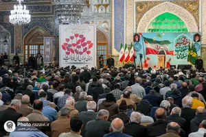 سخنرانی تولیت آستان قدس رضوی در راهپیمایی ٢٢ بهمن