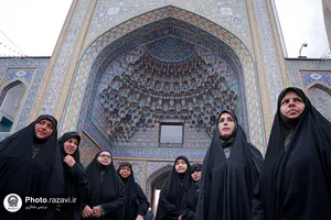 بازدید خواهران خدمه حرم مطهر رضوی از بخش&zwnj;های مختلف حرم امام رضا علیه&zwnj;السلام