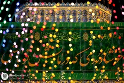 نورآرایی اماکن متبرکه رضوی با بیش از ۳۵ هزار ریسه ی رنگی و ۲۰ المان نوری در دهه کرامت