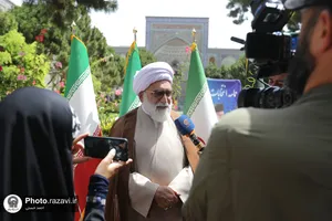 حضور تولیت آستان قدس رضوی در پای صندوق رای انتخابات ریاست جمهوری
