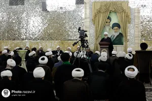 دیدار اعضاء مجمع خطبای حوزه علمیه خراسان با تولیت آستان قدس رضوی