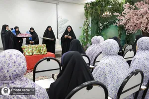 تشرف دختران دهه هشتادی به حرم مطهر رضوی