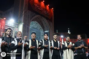 عزاداری هیئات مذهبی چهارمحال و بختیاری در حسینیه حرم