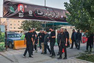 بازدید مدیرعامل بنیاد کرامت رضوی از مواکب اطراف حرم امام رضا علیه‌السلام