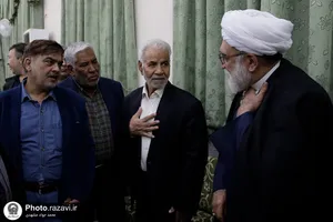 حضور تولیت آستان قدس رضوی در مسجد جامع رضوی