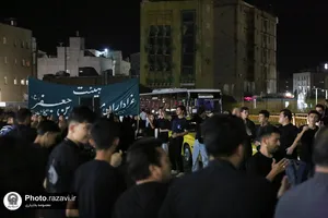 عزاداری هیئت موسی&zwnj;بن&zwnj;جعفر علیه&zwnj;السلام در حرم مطهر رضوی