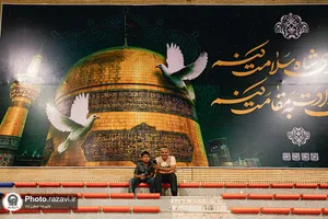 خدمت رسانی موکب مؤسسه تربیت بدنی بنیاد کرامت رضوی