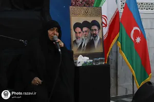 عزاداری بانوان عرب زبان در حرم مطهر رضوی
