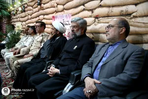 آیین افتتاح حسینیه شهدا در حرم مطهر رضوی