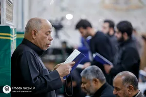 مراسم احیا زائران عرب زبان در شب نوزدهم ماه مبارک رمضان