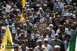 راهپیمایی ضدصهیونیستی &laquo;جمعه خشم&raquo; در مشهد