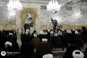 دیدار اعضاء مجمع خطبای حوزه علمیه خراسان با تولیت آستان قدس رضوی