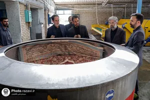 بهره&zwnj;برداری از تجهیزات جدید قالیشویی شرکت فرش آستان قدس رضوی
