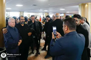 ورود کاروان تیم فوتبال منتخب 98 به مشهد