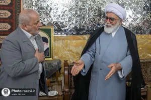 دیدار اساتید دانشگاه دفاع ملی با تولیت آستان قدس رضوی
