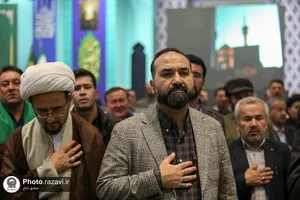 آیین شکرانه خدمت در حرم مطهر رضوی
