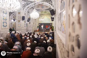 تشرف مدیران حوزه نمایندگی ولی&zwnj;فقیه در وزارت جهاد کشاورزی به حرم مطهر رضوی
