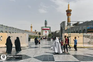آماده&zwnj;سازی حرم مطهر رضوی در آستانه تشییع رهبر شهید انقلاب