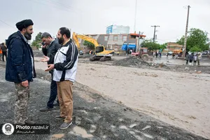 خدمت&zwnj;رسانی به حادثه&zwnj;دیدگان سیل در روستاهای فریمان