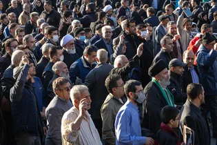 تشییع پیکر شهدای مدافع امنیت در مشهد