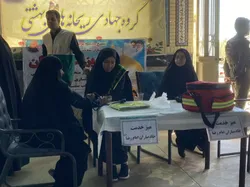 خدمت‌رسانی گسترده کانون‌های رضوی زرند در شهادت امام رضا (ع)
