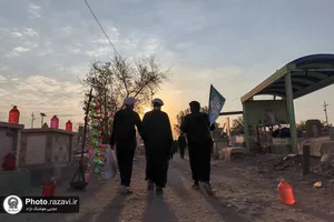 حضور دانش&zwnj;آموزان مدارس امام رضا علیه&zwnj;السلام در راهپیمایی اربعین حسینی
