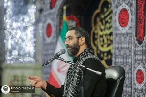 مراسم عزاداری شهادت امام سجاد علیه السلام در حرم مطهر رضوی