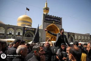 عزاداری روز شهادت حضرت رسول و امام حسن مجتبی علیهم&zwnj;السلام در حرم مطهر رضوی -3