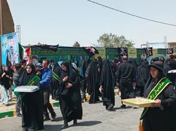 حماسه‌ای از عشق حسینی با پیاده‌روی جاماندگان اربعین در مرکزی