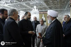 دیدار جمعی از نویسندگان با تولیت آستان قدس رضوی