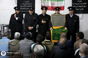 حضور خدام حرم مطهر رضوی در کمپ ماده 16 آقایان