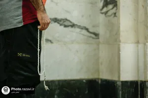 مراسم اعتکاف رجبیه در حرم مطهر رضوی
