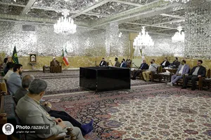 دیدار معاون و مدیران سیمای صدا و سیمای جمهوری اسلامی با تولیت آستان قدس رضوی