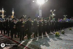 آیین خطبه&zwnj;خوانی شب میلاد امام رضا(علیه&zwnj;السلام) در حرم مطهر رضوی - 2