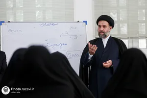 بازدید دکتر آذریان رئیس مرکز مشاوره آستان قدس رضوی از کلاس&zwnj;های دوره روانشناسی ویژه مربیان مهدالرضا علیه السلام