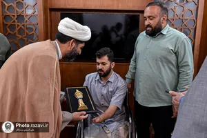 مراسم بزرگداشت شهید حجت&zwnj;الاسلام سیدحسن نصرالله در حرم مطهر رضوی