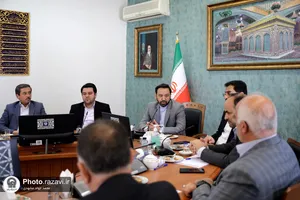 نشست صمیمی قائم مقام تولیت آستان قدس رضوی و شهردار مشهد