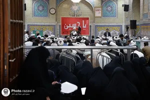 اعتکاف علمی طلاب در مدرسه تابستانی دارالعلم حرم مطهر رضوی-1