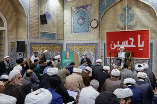 اعتکاف علمی طلاب در مدرسه تابستانی دارالعلم حرم مطهر رضوی-۱