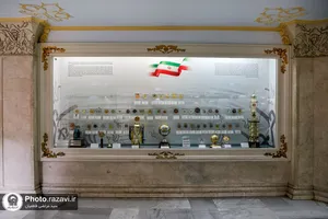 اهدای مدال جهانی &laquo;مهدی ماهانی&raquo;، قهرمان پرورش اندام به موزه آستان قدس رضوی