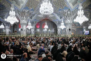 عزاداری شهادت حضرت زهرا سلام&zwnj;الله علیها در رواق امام خمینی (ره)

