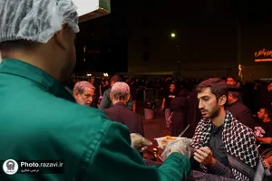 موکب پذیرایی از زائرین حسینی بارگاه منور رضوی