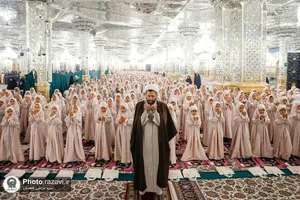 جشن عبادت ۸۸۸ دختر امام رضایی