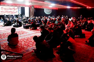 عزاداری ایام فاطمیه در مؤسسه جوانان آستان قدس رضوی-2
