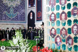 آیین خطبه خوانی شب شهادت امام رضا علیه السلام در حرم مطهر رضوی - 3