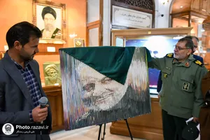 رونمایی آثار مرتبط با سردار سلیمانی در گنجینه رضوی
