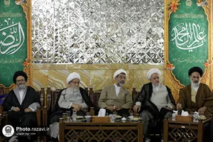 دیدار شرکت کنندگان کنگره جهانی حضرت رضا علیه&zwnj;السلام با تولیت آستان قدس رضوی