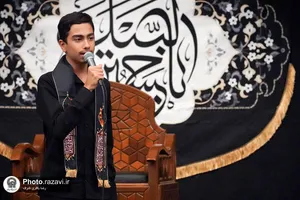 عزاداری دهه اول محرم خیمه انصار الحسین در حرم مطهر رضوی