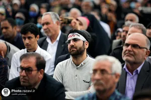 مراسم سخنرانی نوروزی رهبر معظم انقلاب اسلامی در حرم مطهر رضوی - 1