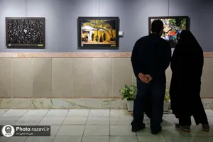 افتتاح نمایشگاه عکس مهر محرم در حرم مطهر رضوی